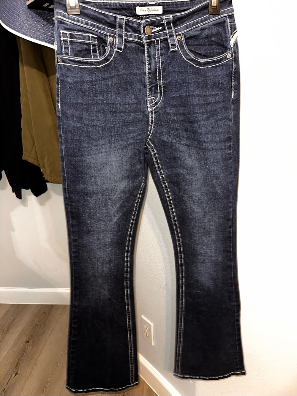 Sexy & fabulous Women’s Dark Blue Flare Jeans